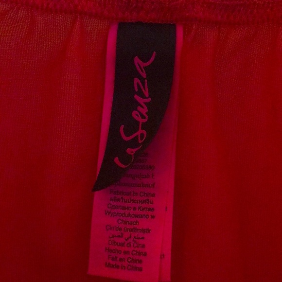 EUC La Senza Lace Plunge Neck Chemise Lingerie Top - Picture 8 of 9